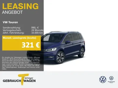Gebraucht VW Touran Highline 150 PS (110 kW) 2025 Blau Van / Kleinbus