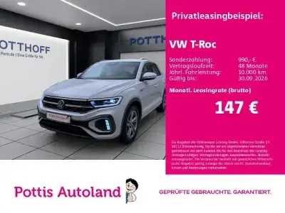Gebraucht VW T-Roc R-line 110 PS (80 kW) 2024 Grau SUV