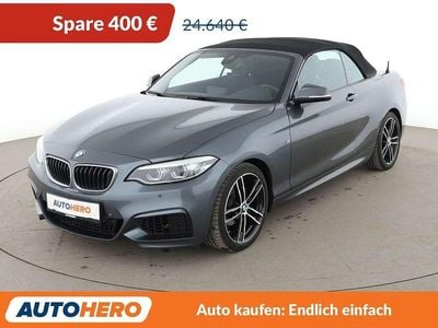 Usata BMW 218 M Sport 136 CV (100 kW) 2019 Grigio Cabrio