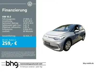 Gebraucht VW ID.3 Pro 150 kW (204 PS) 2024 Mondsteingrau/schwarz Kleinwagen