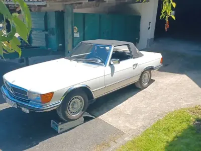 Gebraucht Mercedes SL280 185 PS (136 kW) 1978 Weiß Cabrio