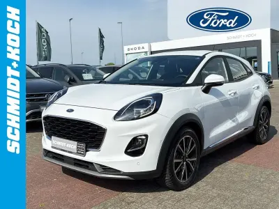 Gebraucht Ford Puma Titanium 125 PS (91 kW) 2020 Frostweiß (weiß) SUV