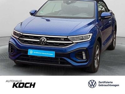 Ravennablau metallic Gebraucht 2025 VW T-Roc Cabriolet R-line Cabrio | 31.990 € (Guter Preis)