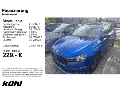 Gebraucht Skoda Fabia Monte Carlo 116 PS (85 kW) 2024 Raceblau metallic Kleinwagen