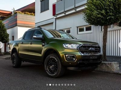 gebraucht Ford Ranger 3.2 Aut. Doka 4x4 Wildtrak ACC Xenone E6 Voll mit Zub