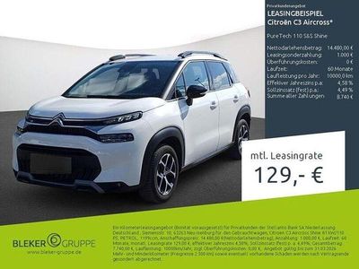 Gebraucht Citroën C3 Aircross Shine 110 PS (80 kW) 2024 Weiß SUV