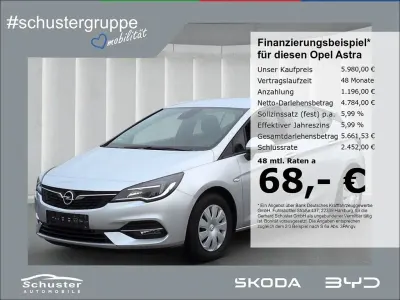 Gebraucht Opel Astra Business Edition 110 PS (80 kW) 2020 Silber metallic[silber] Limousine