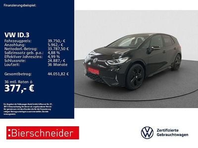 Gebraucht VW ID.3 GTX 210 kW (286 PS) 2024 Schwarz Kleinwagen