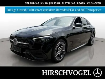 Gebraucht Mercedes C200 AMG line 163 PS (119 kW) 2026 Metalliclack obsidianschwarz m Limousine