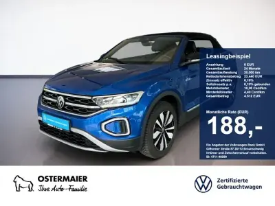 Gebraucht VW T-Roc Cabriolet Goal 116 PS (85 kW) 2025 Ravennablau Cabrio