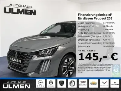 Gebraucht Peugeot 208 Allure 101 PS (74 kW) 2024 Grau Kleinwagen