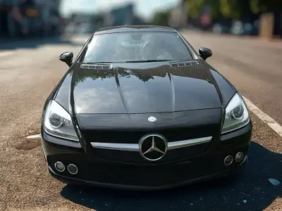 Gebraucht Mercedes SLK200 184 PS (135 kW) 2012 Schwarz Cabrio