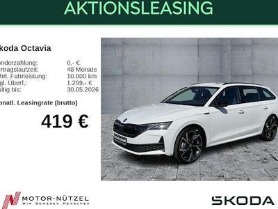 Neu Skoda Octavia SportLine 204 PS (150 kW) 2025 Weiß Kombi