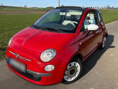 Usata Fiat 500C 86 CV (63 kW) 2013 Rosso Cabrio
