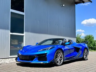 Gebraucht Corvette Z06 646 PS (475 kW) 2025 Riptide blue metallic Cabrio