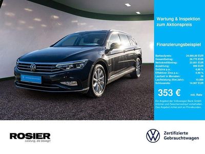 Grau / mangangrau Gebraucht 2021 VW Passat Elegance Kombi | 24.660 € (Etwas zu teuer)