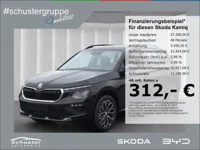 Neu Skoda Kamiq Tour 150 PS (110 kW) 2026 Schwarz metallic SUV
