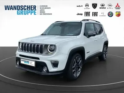 Gebraucht Jeep Renegade Limited 150 PS (110 kW) 2020 Weißschwarz SUV