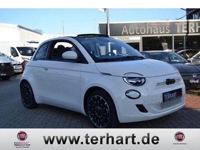 Gebraucht Fiat 500e Icon 86 kW (118 PS) 2022 Bianco bianco/ bossa nova/calco/idealist Cabrio