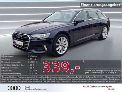Blau metallic Gebraucht 2021 Audi A6 Design Kombi | 29.980 € (Superpreis)