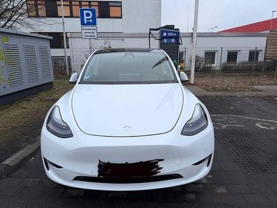 Gebraucht Tesla Model Y Long Range AWD 274 kW (373 PS) 2022 Weiß SUV