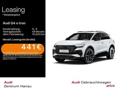 Gletscherweiß metallic Gebraucht 2025 Audi Q4 e-tron S-Line SUV | 50.999 € (Teuer)