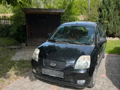 Gebraucht Kia Picanto 65 PS (47 kW) 2007 Schwarz Kleinwagen