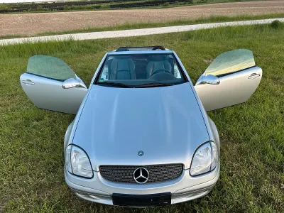 Gebraucht Mercedes SLK200 163 PS (119 kW) 2000 Silber Cabrio
