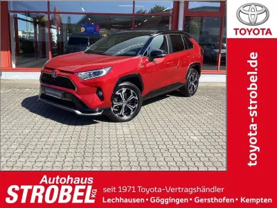 Gebraucht Toyota RAV4 Hybrid Style 306 PS (225 kW) 2021 Emotional red metallic / black SUV