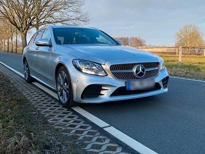 Usata Mercedes C200 AMG line 160 CV (117 kW) 2020 Argento Station wagon