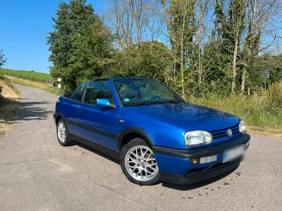 Gebraucht VW Golf Cabriolet 101 PS (74 kW) 1998 Blau Cabrio