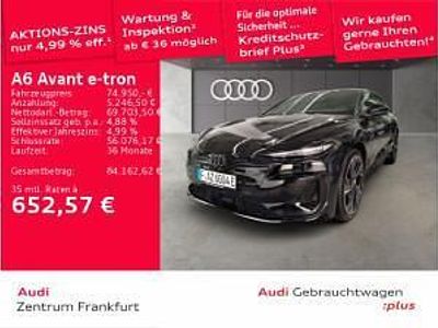 Brugt Audi A6 e-tron S-Line 269 kW (367 HK) 2026 Sort Stationcar