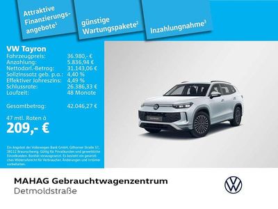 Gebraucht VW Tayron Life 150 PS (110 kW) 2025 Silber SUV