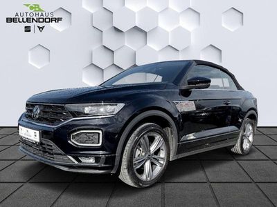 Gebraucht VW T-Roc Cabriolet R-line 150 PS (110 kW) 2022 Deep black perleffekt (schwarz) (metallic) Cabrio