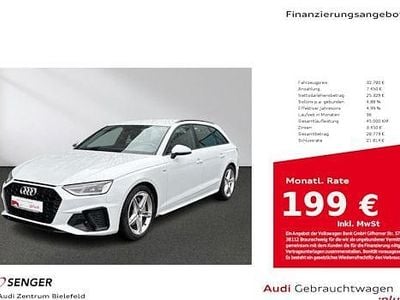 Gebraucht Audi A4 S-Line 204 PS (150 kW) 2023 Weiß Kombi