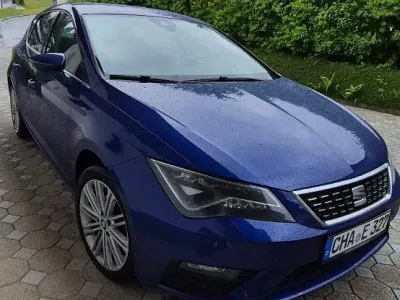 Używany Seat Leon 150 KM (110 kW) 2017 Niebieski Sedan/Limuzyna