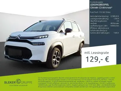Gebraucht Citroën C3 Aircross Shine 110 PS (80 kW) 2023 Weiß SUV