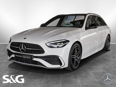 Gebraucht Mercedes C200 AMG 163 PS (119 kW) 2024 Unilack polarweiß Kombi