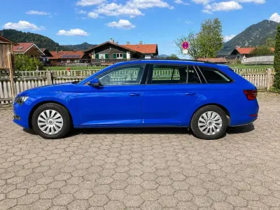 Brugt Skoda Superb 150 HK (110 kW) 2019 Blå Stationcar