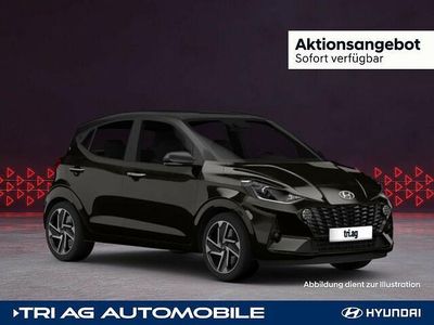 Gebraucht Hyundai i10 Select 63 PS (46 kW) 2022 Schwarz Kleinwagen