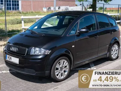 Gebraucht Audi A2 S-Line 75 PS (55 kW) 2002 Ebonyschwarz perleffekt lz9w Kleinwagen