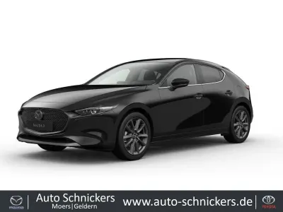 Gebraucht Mazda 3 Exclusive 150 PS (110 kW) 2024 Schwarz Limousine