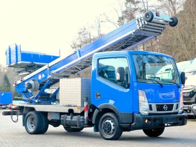 Second-hand Nissan Cabstar 122 CP (89 kW) 2015 Albastru Pickup