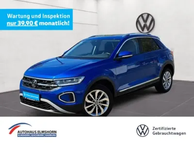 Brugt VW T-Roc Style 110 HK (80 kW) 2022 Blå SUV