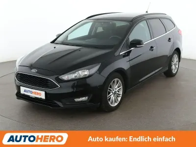 Gebraucht Ford Focus Cool & Connect 125 PS (91 kW) 2018 Schwarz Kombi