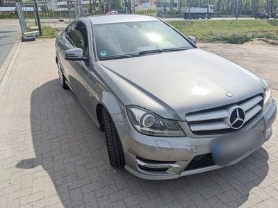 Brugt Mercedes C220 AMG line 170 HK (125 kW) 2011 Sølv Coupe