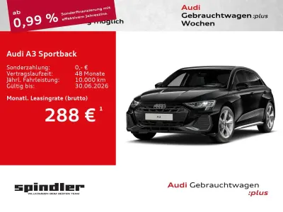 Gebraucht Audi A3 S-Line 150 PS (110 kW) 2025 Mythosschwarz metallic Limousine