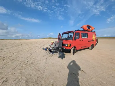 Gebraucht Mercedes T1 105 PS (77 kW) 1993 Rot Van