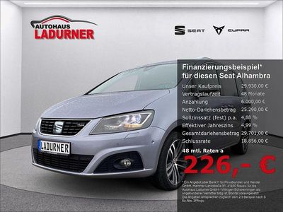 Silber Gebraucht 2021 Seat Alhambra FR-Line Van / Kleinbus | 29.930 € (Etwas zu teuer)