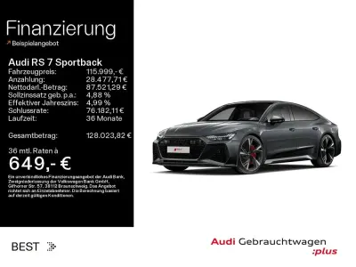 Używany Audi RS7 Sportback Sport 600 KM (441 kW) 2025 Szary Hatchback